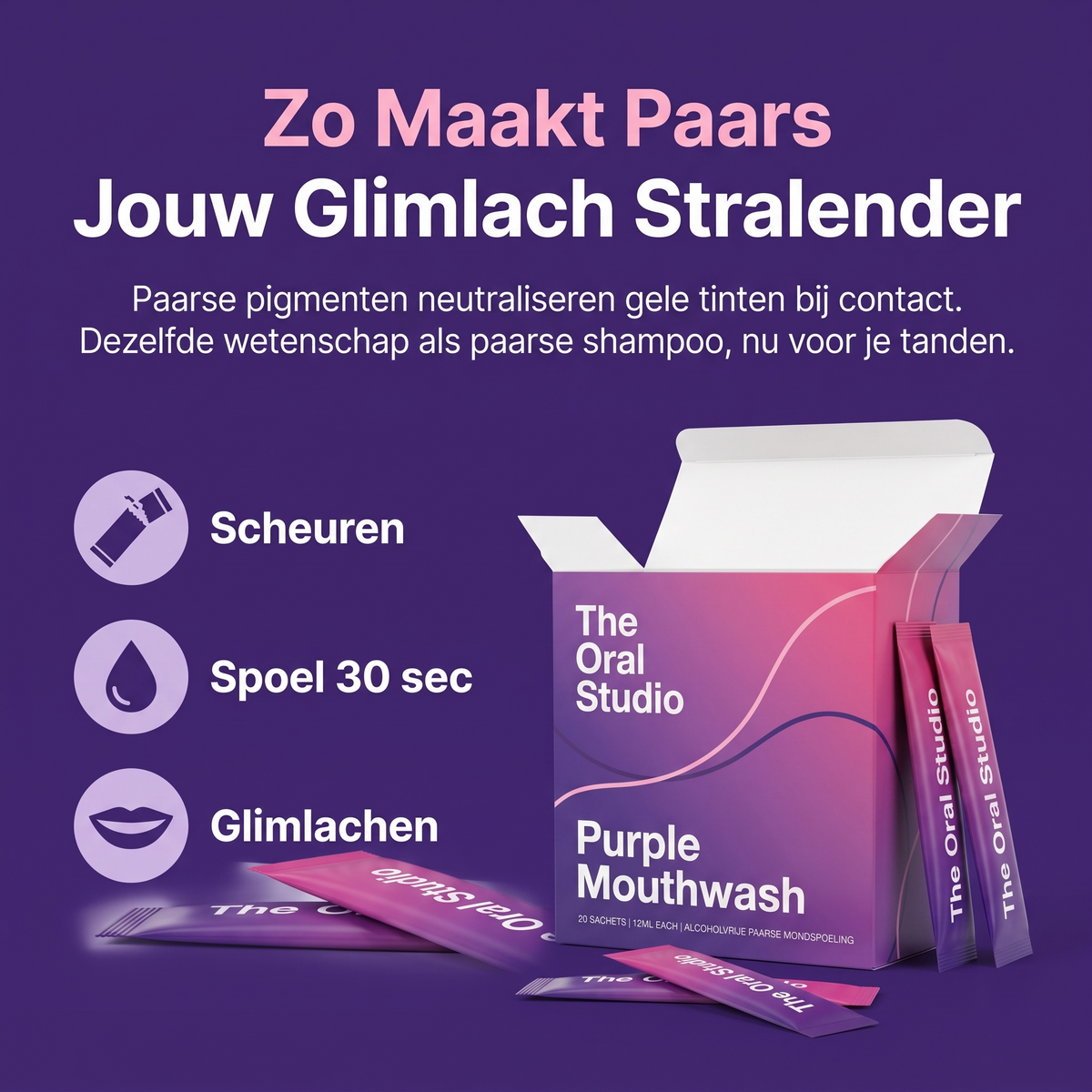 Zo maakt paars jouw glimlach stralender